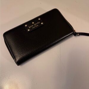 Kate Spade Black Key & Card Holder Leather Accessory